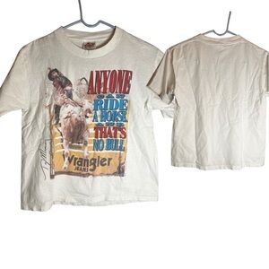 WRANGLER tShirt 1996 vintage youth medium / adult small